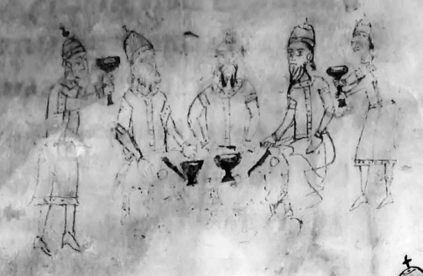 Рис. 4. Монгол на пиру