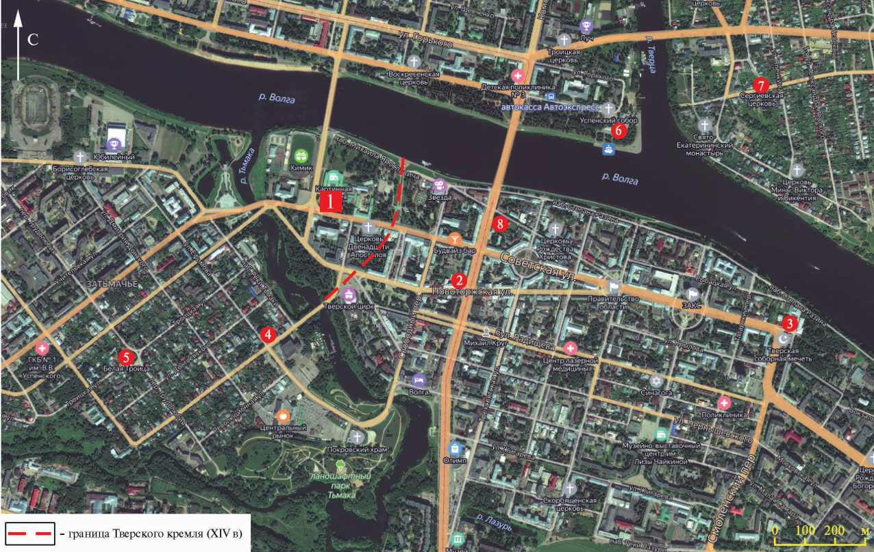 Рис. 1. План Твери